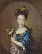 Francois de Troy Portrait of Louisa Maria Stuart oil on canvas